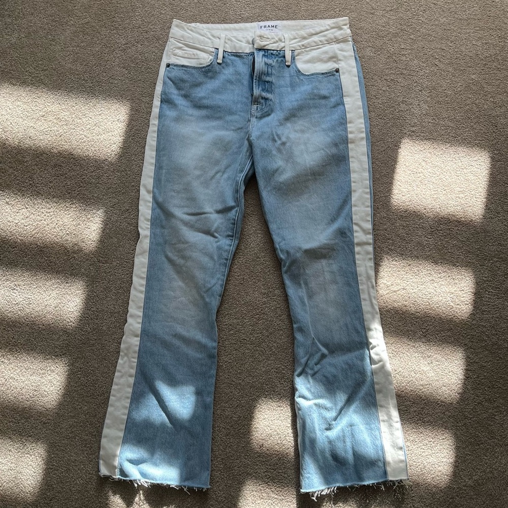 FRAME LE CROP MINI BOOT JEANS